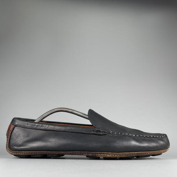 Allen Edmonds Castine Men\'s 12 B Black Leather Slip On Driving Moccasins Loafers main image 8
